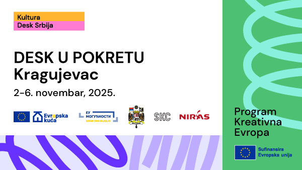 Деск Креативна Европа Србија у Крагујевцу: Подршка локалним актерима културе